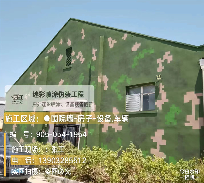 陕西外墙数码迷彩漆施工报价清单（100㎡标准墙面测算）